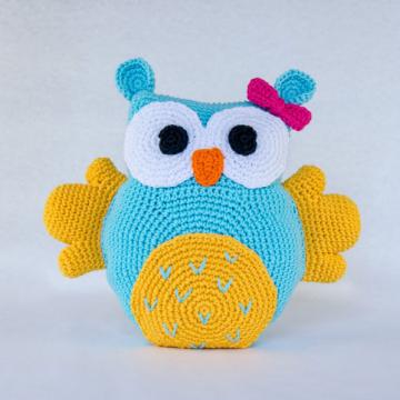 Miss Owl amigurumi pattern by One and Two Company
