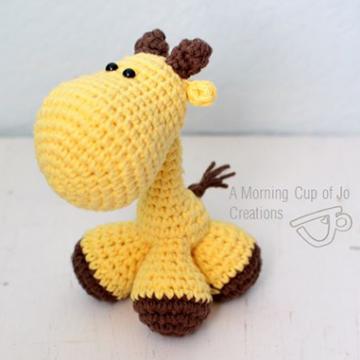 Pocket Giraffe amigurumi pattern by A Morning Cup of Jo Creations