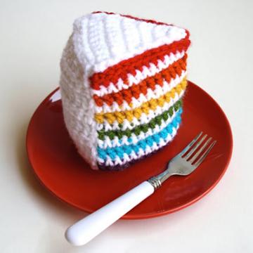 rainbow cake amigurumi pattern