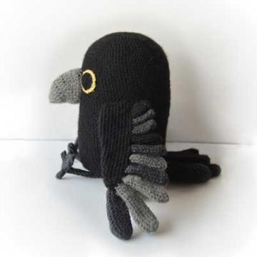 Raven amigurumi pattern by The Flying Dutchman Crochet Design