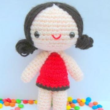 Sweet Girl Leena amigurumi pattern