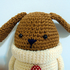 Toddy Rabbit amigurumi by April nana
