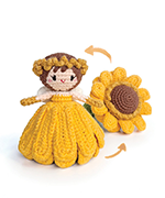 Reversible Sunflower Fairy by Chibiscraft